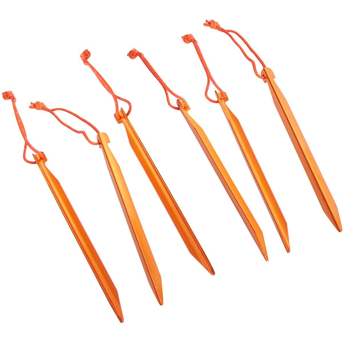 Kelty Feather Tent Stake - 6 Pack in Orange