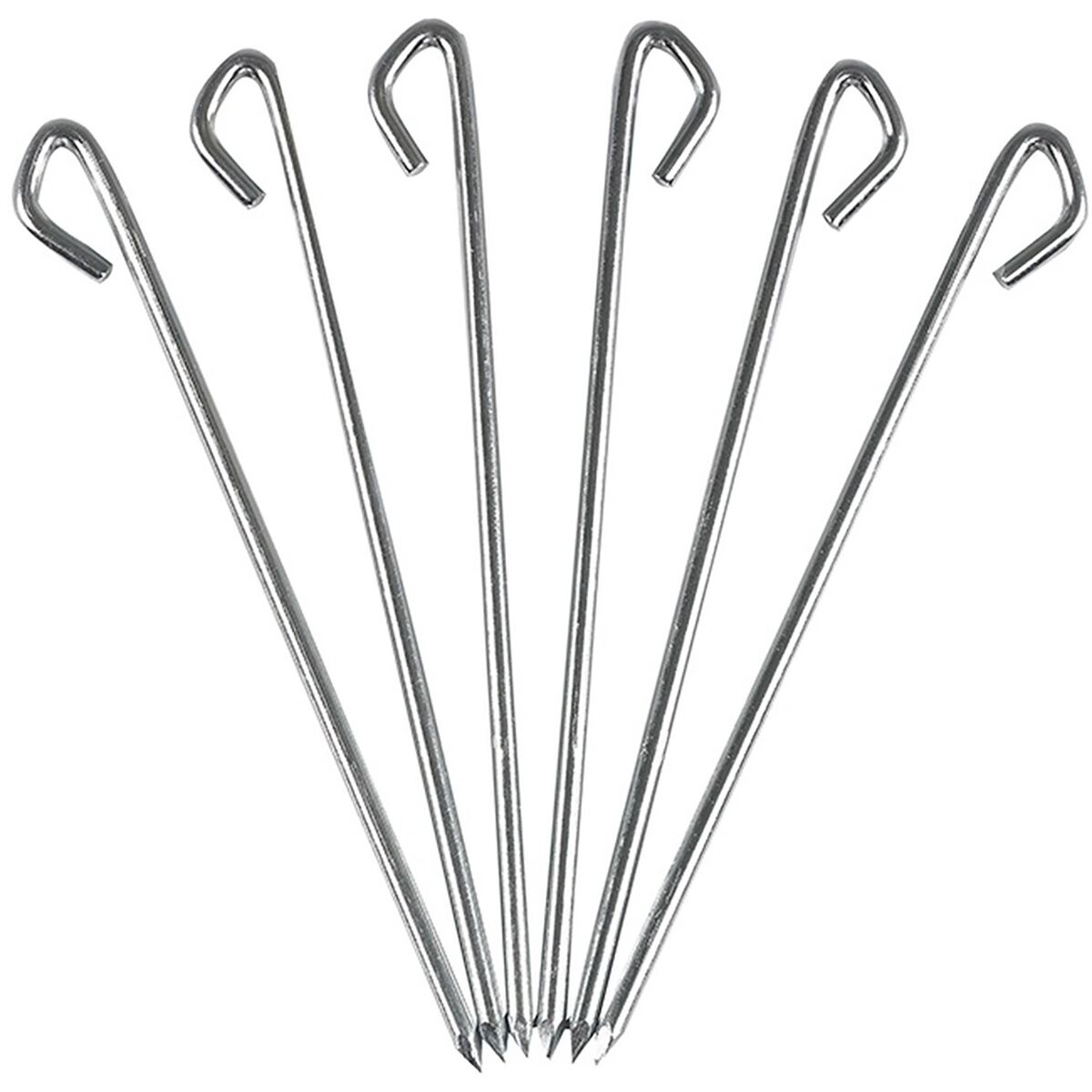 Kelty Basecamp Stake - Steel - 6-Pack in Silver - Size: 6 Pack