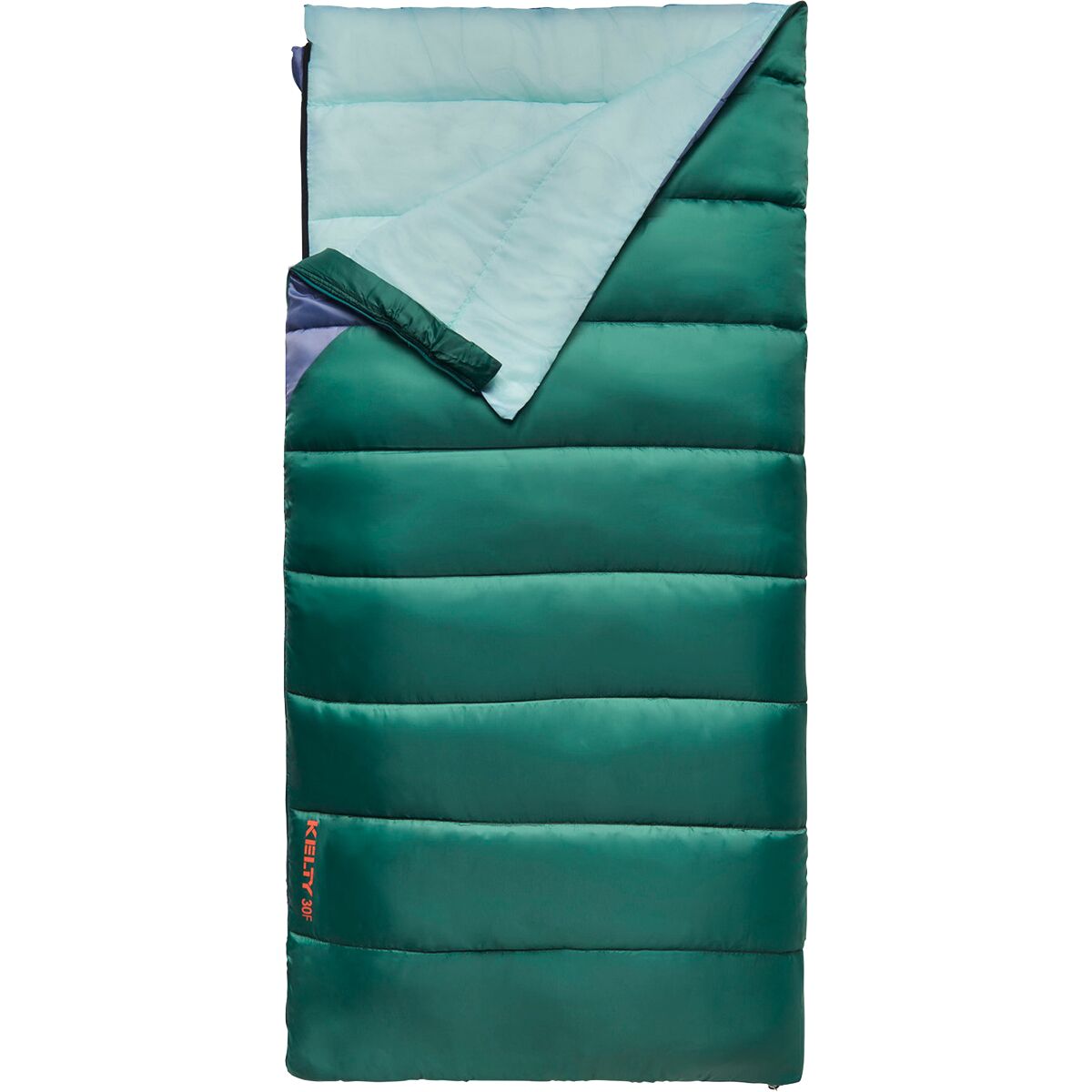 Kelty Catena Sleeping Bag: 30F Synthetic in Posey Green / Grisaille - Size: Regular/Right Zip