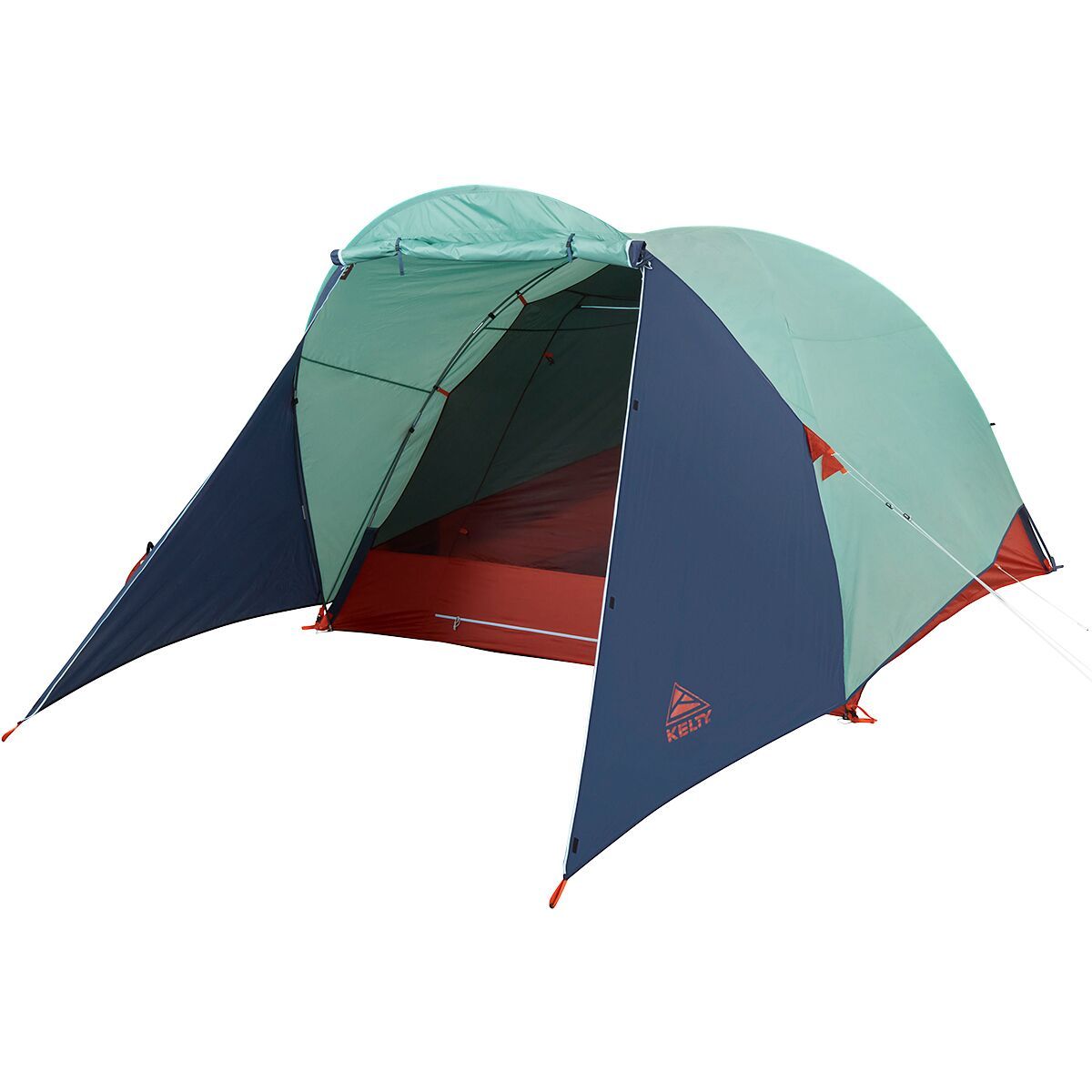 Kelty Rumpus 6P Tent: 6-Person 3-Season in Malachite / Midnight Navy / Golden Oak