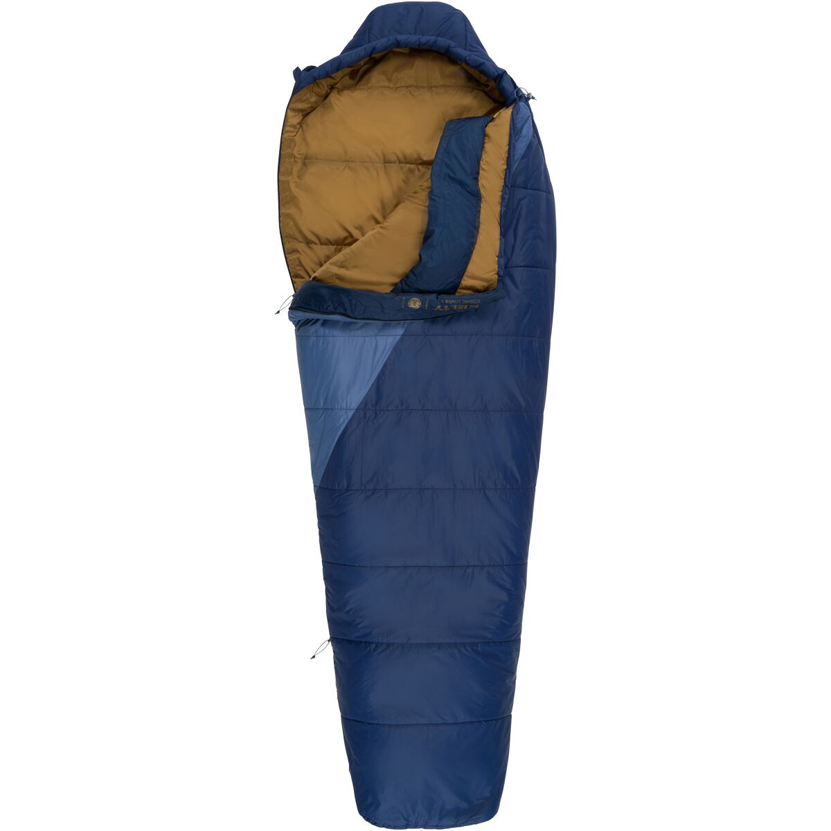 Kelty Cosmic Sleeping Bag: 20F Synthetic in Pageant Blue / Bering Sea / Dull Gold - Size: Long