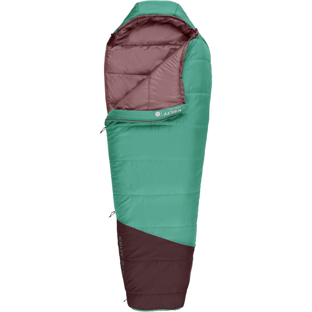 Kelty Mistral Sleeping Bag: 20F Synthetic - Kids' in Malachite
