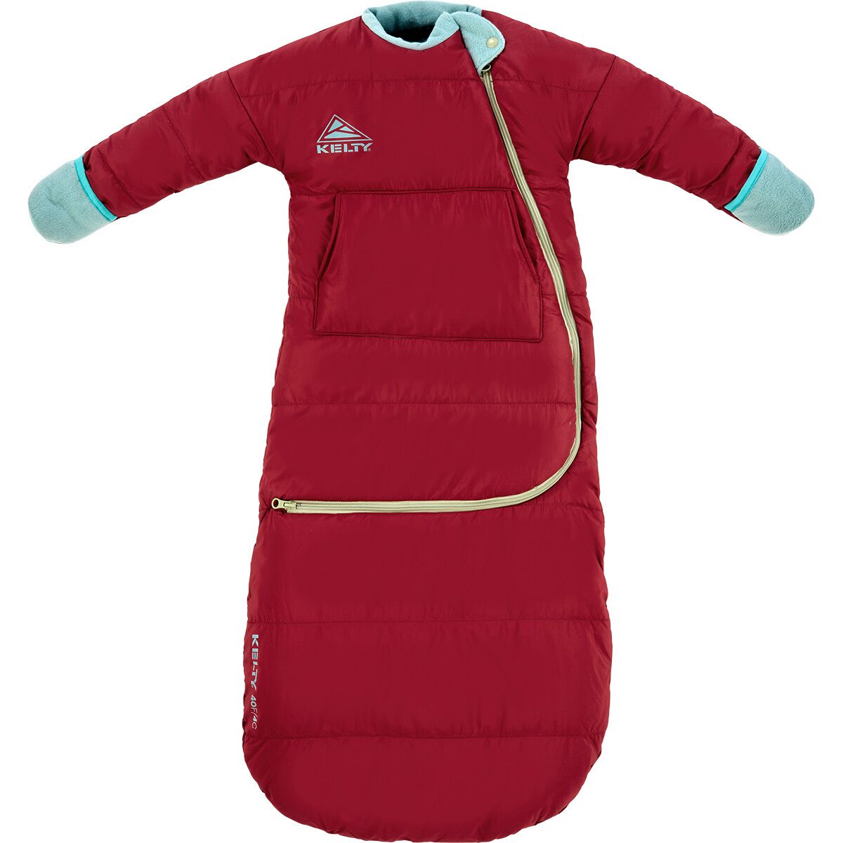 Kelty Space Cadet 40 Sleeping Bag: 40F Synthetic - Kids' in Tibetan Red - Size: 2-4T