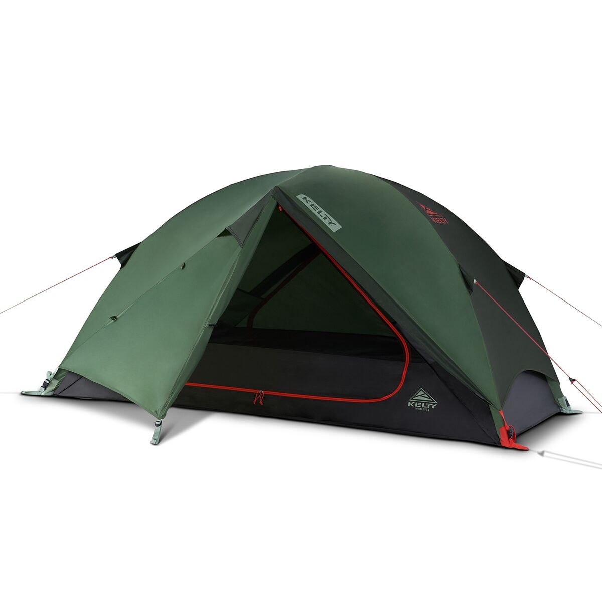 Kelty Wireless 2 Tent: 2-Person 3-Season in Dill / Black Forest