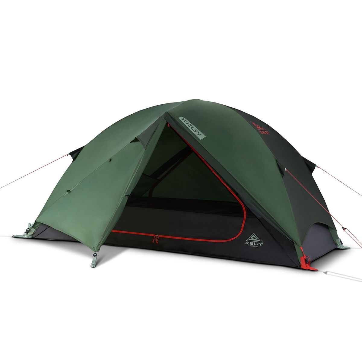 Kelty Wireless 2 Tent: 2-Person 3-Season in Dill / Black Forest