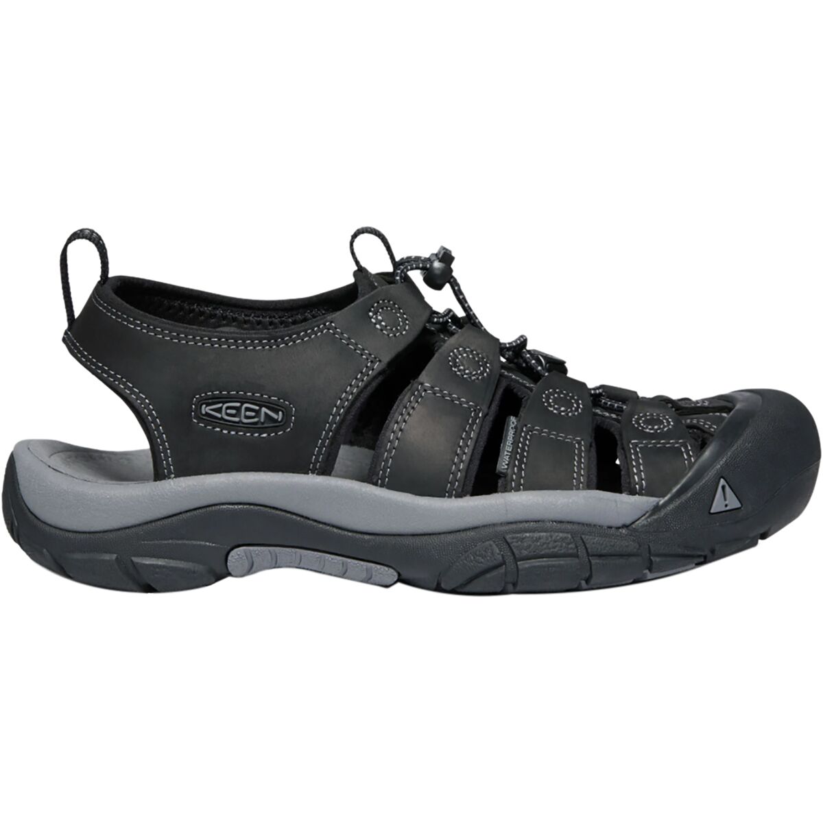 KEEN Men's Newport Sandal in Black / Steel Grey - Size: 12