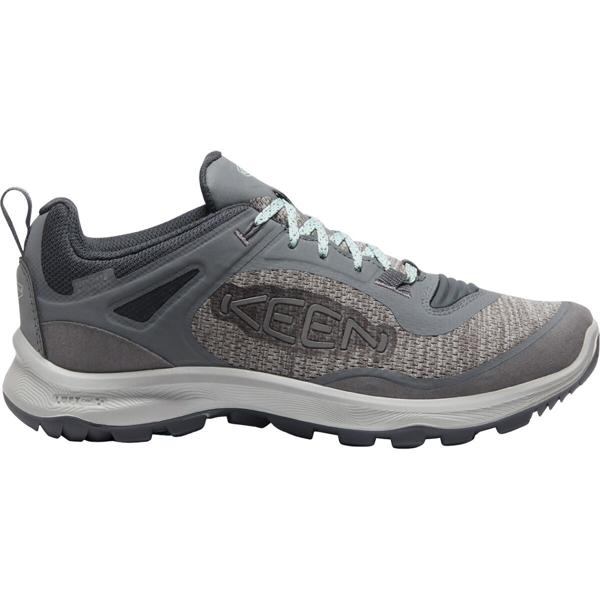 KEEN Women's Terradora Flex Waterproof Hiking Shoe in Steel Grey / Cloud Blue - Size: 7.5