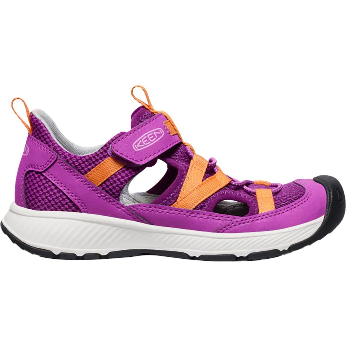KEEN Motozoa Sandal - Kids' in Willowherb / Tangerine - Size: 5