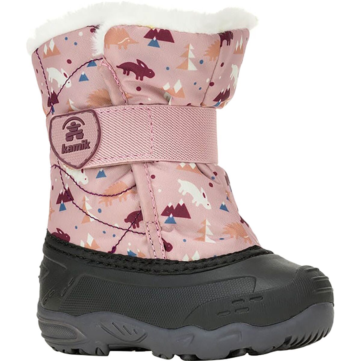 Kamik Snowbug F 2 Print Boot - Toddlers' in Light Mauve - Size: 5