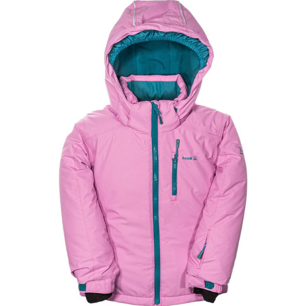 Kamik Girl's Aura Jacket in Blush / Harbor - Size: 8
