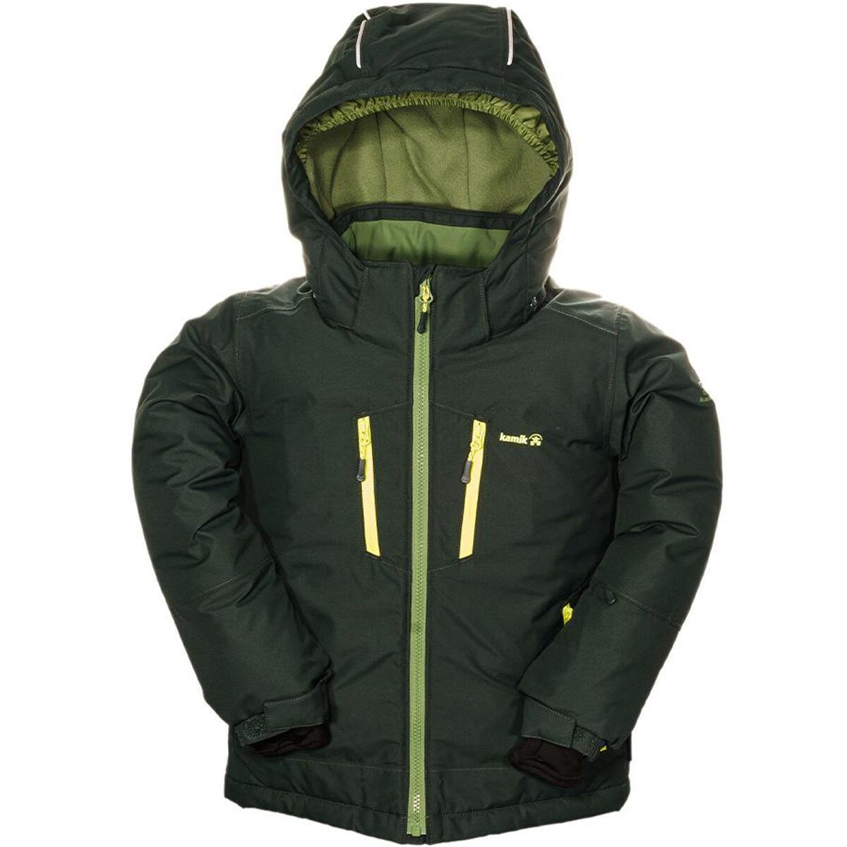 Kamik Boy's Hux Jacket in Forest / Vine - Size: 14