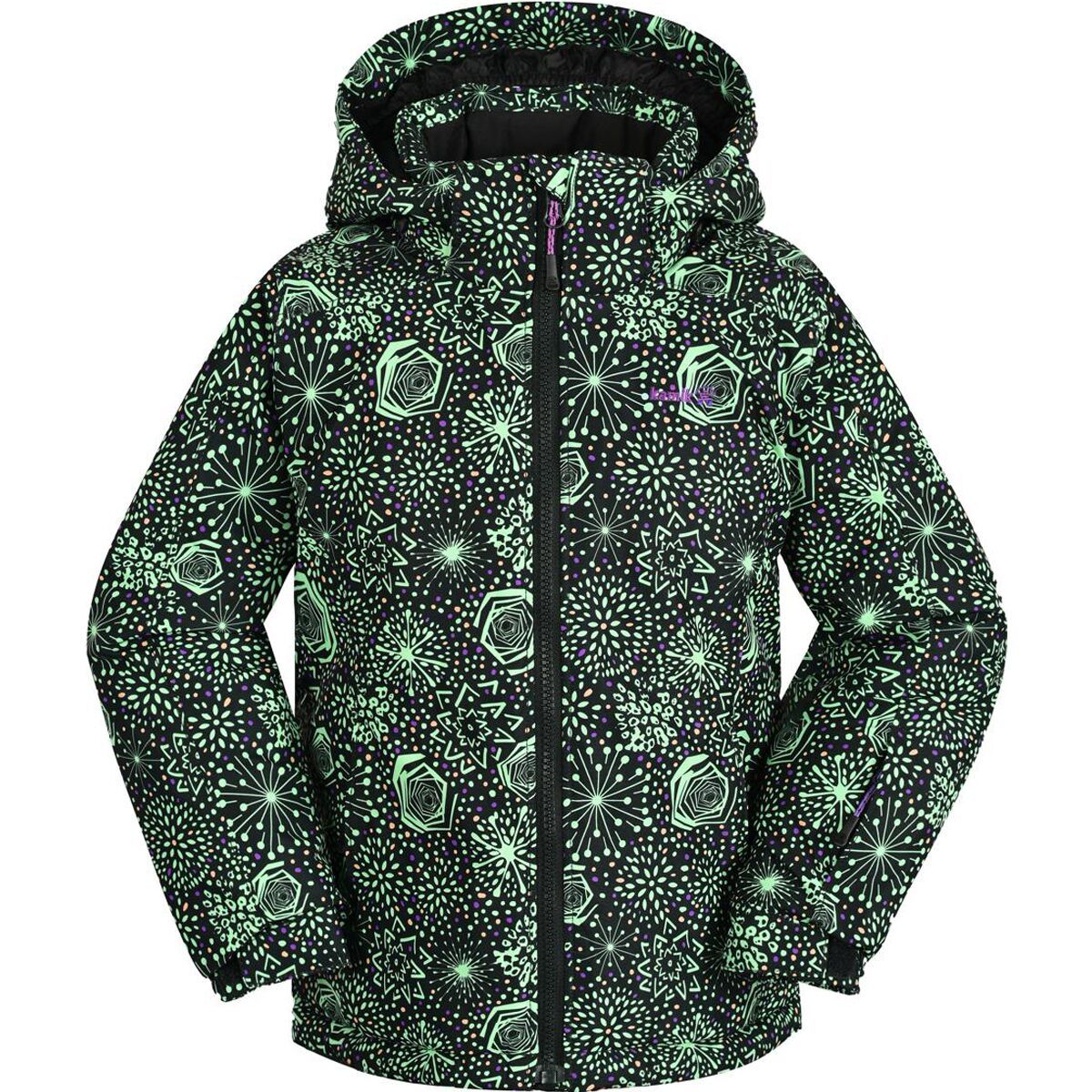 Kamik Girl's Whimsy Print Jacket - 2025 in Grape - Size: 8