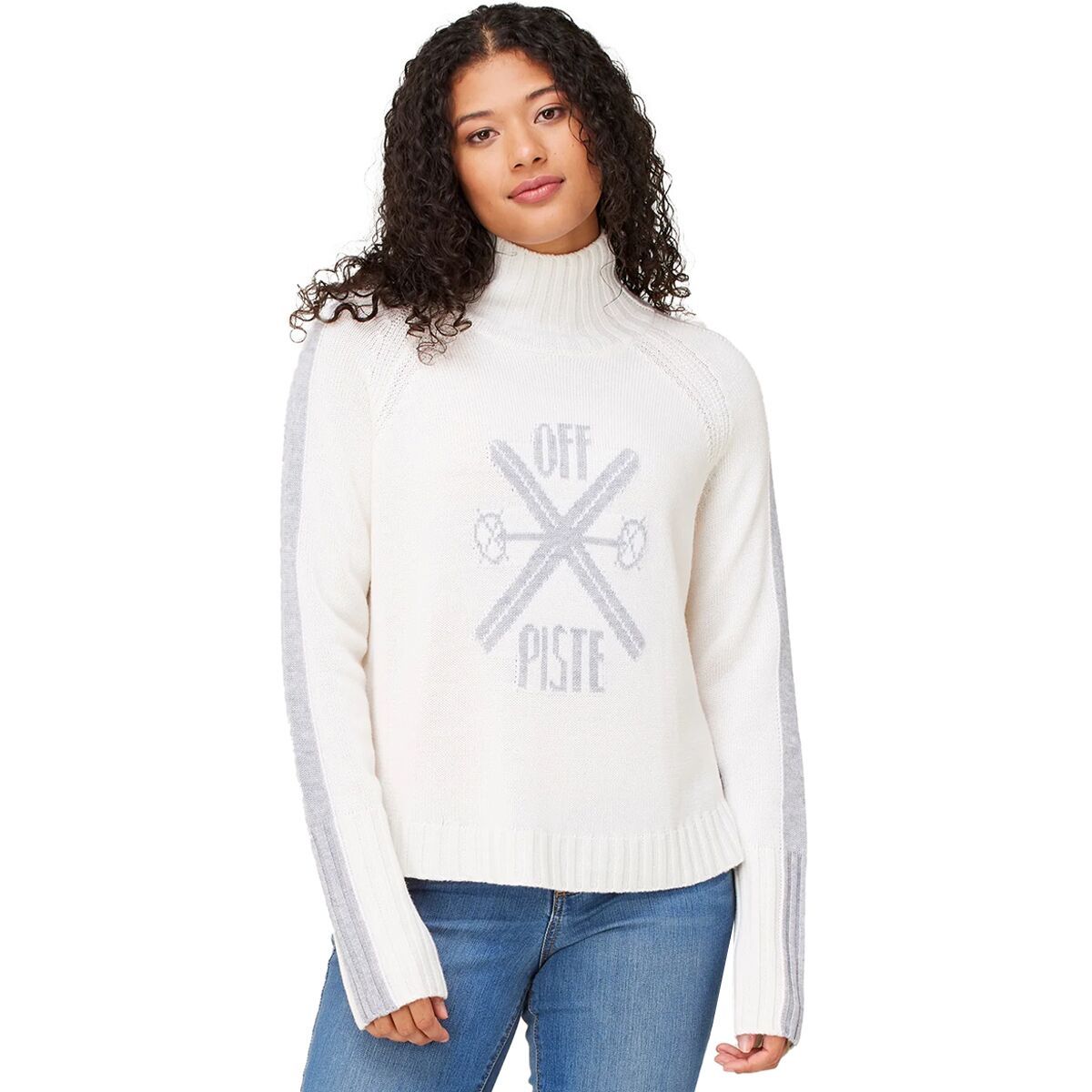 Krimson Klover Women's Off Piste Sweater in Snow - Size: Small