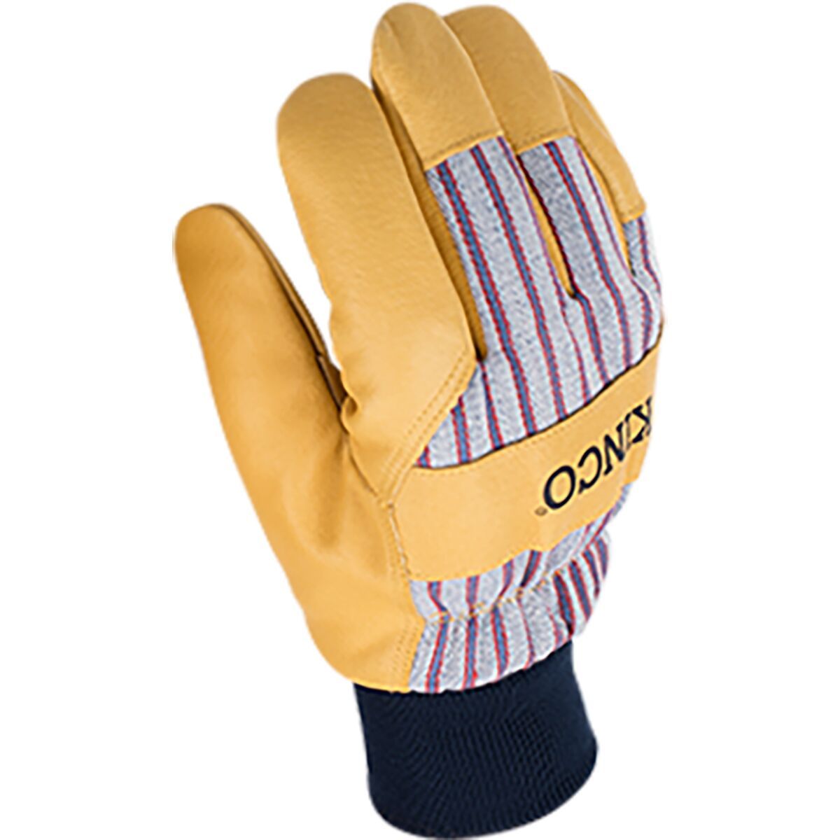 Kinco 1927KW Lined Premium Grain Pigskin Palm Glove + Knit Wrist - Size: Medium