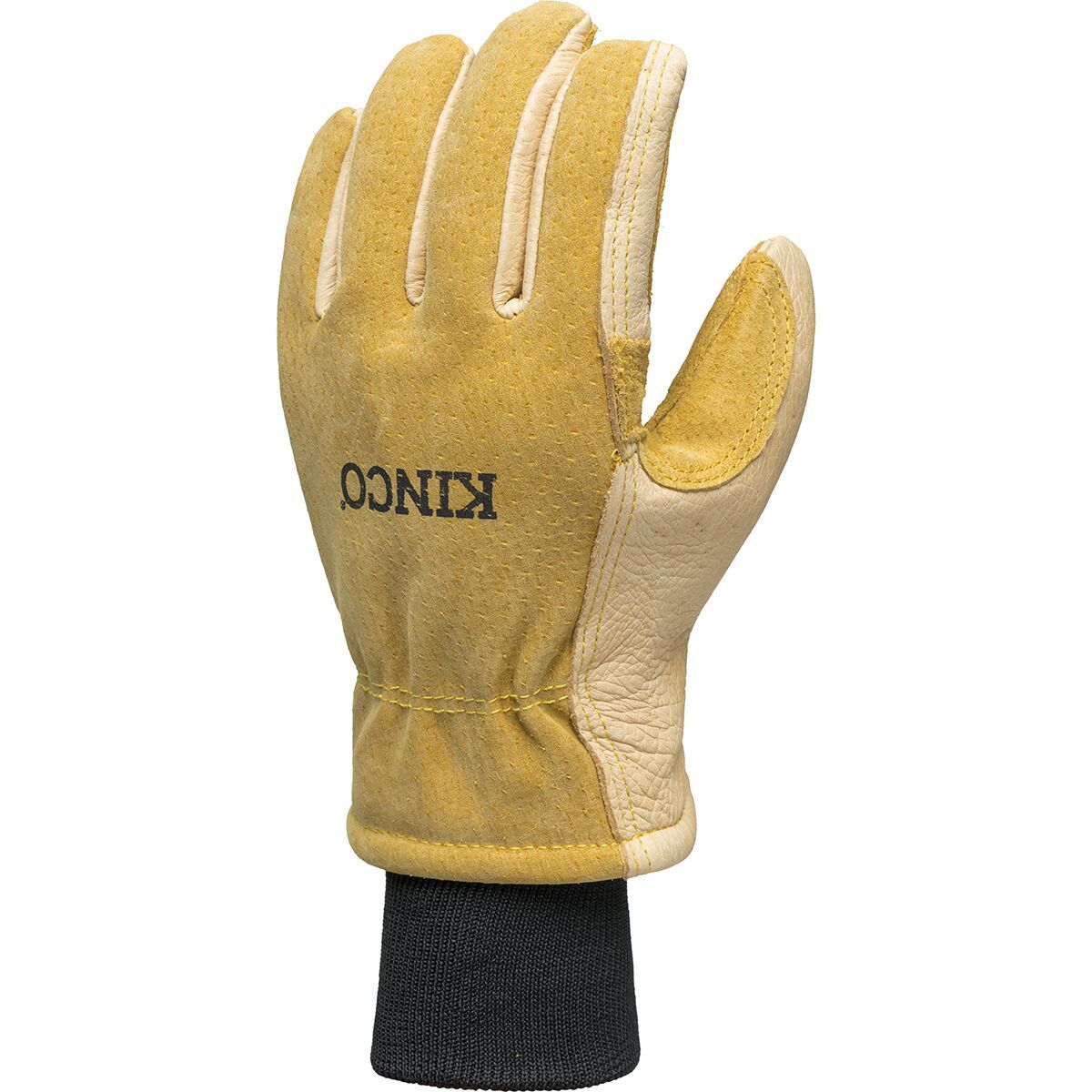 Kinco Lined Heavy-Duty PG & Suede Pigskin Ski Glove + Omni-Cuff - Size: Medium