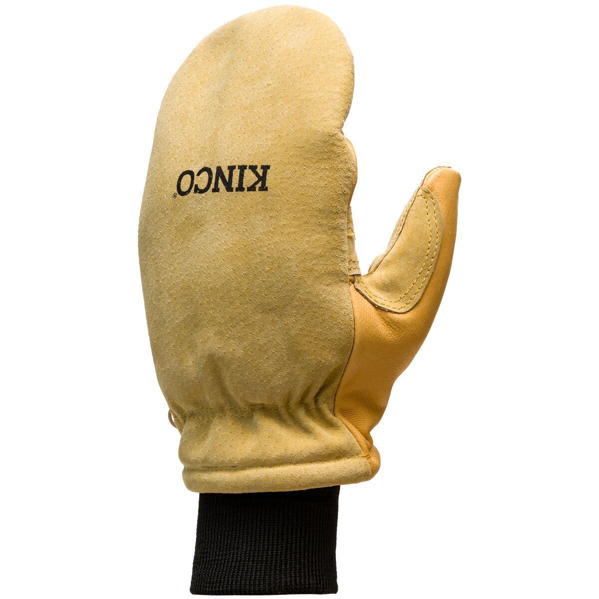 Kinco Lined Heavy-Duty PG & Suede Pigskin Ski Mitt + Omni-Cuff - Size: XL