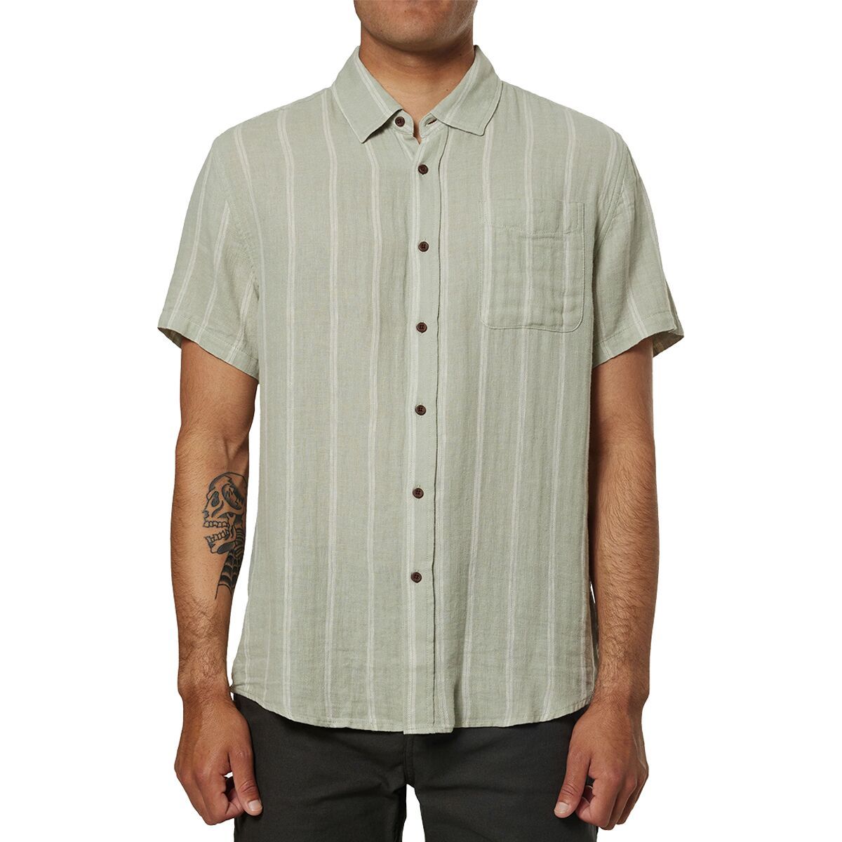 Katin Men's Alan Short-Sleeve Shirt in Washed Blue - Size: Small