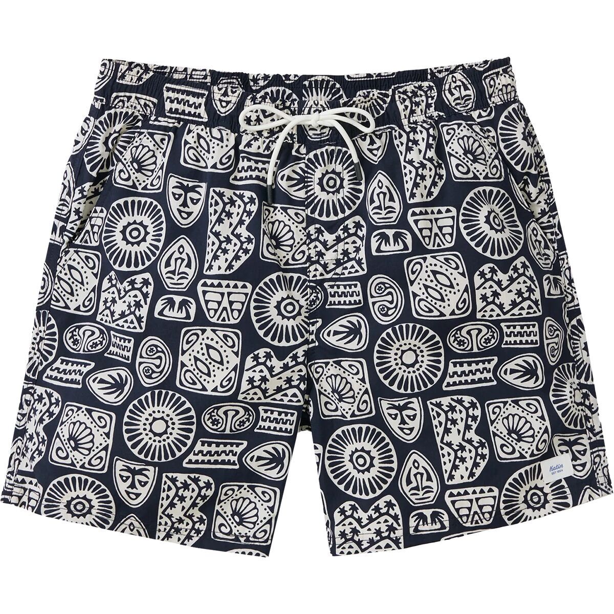 Katin Boy's Castaway Volley Short in Black - Size: Medium