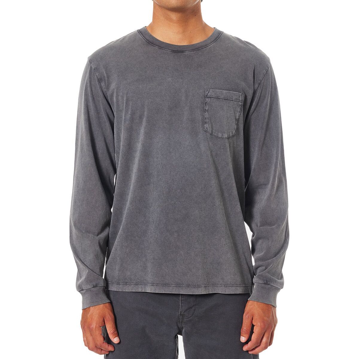 Katin Men's Base Long-Sleeve T-Shirt in Lavender Sand Wash - Size: Small