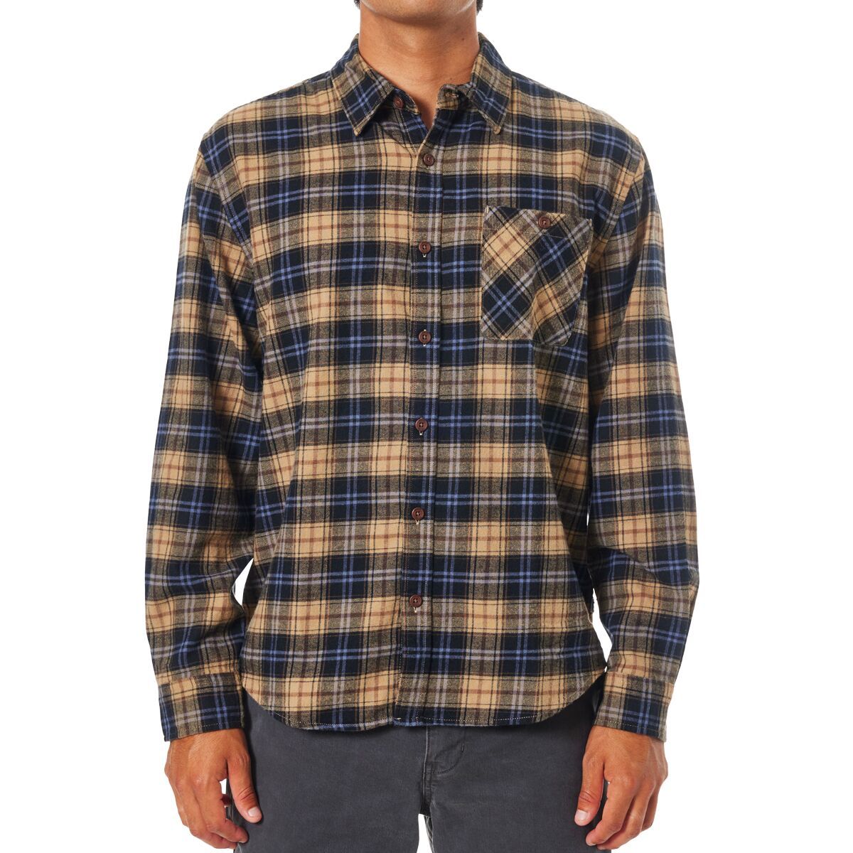 Katin Men's Derek Flannel in Polar Navy - Size: Medium