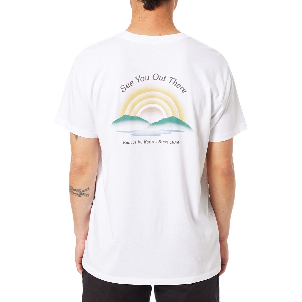 Katin Katin Men's Distance T-Shirt in White - Size: Medium - $17.48 at SteepandCheap.com