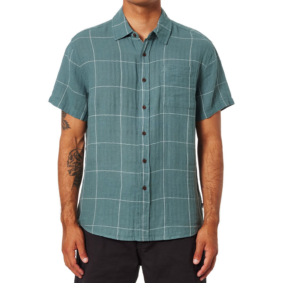 Katin Men's Monty Shirt in Atlantic Green - Size: XL