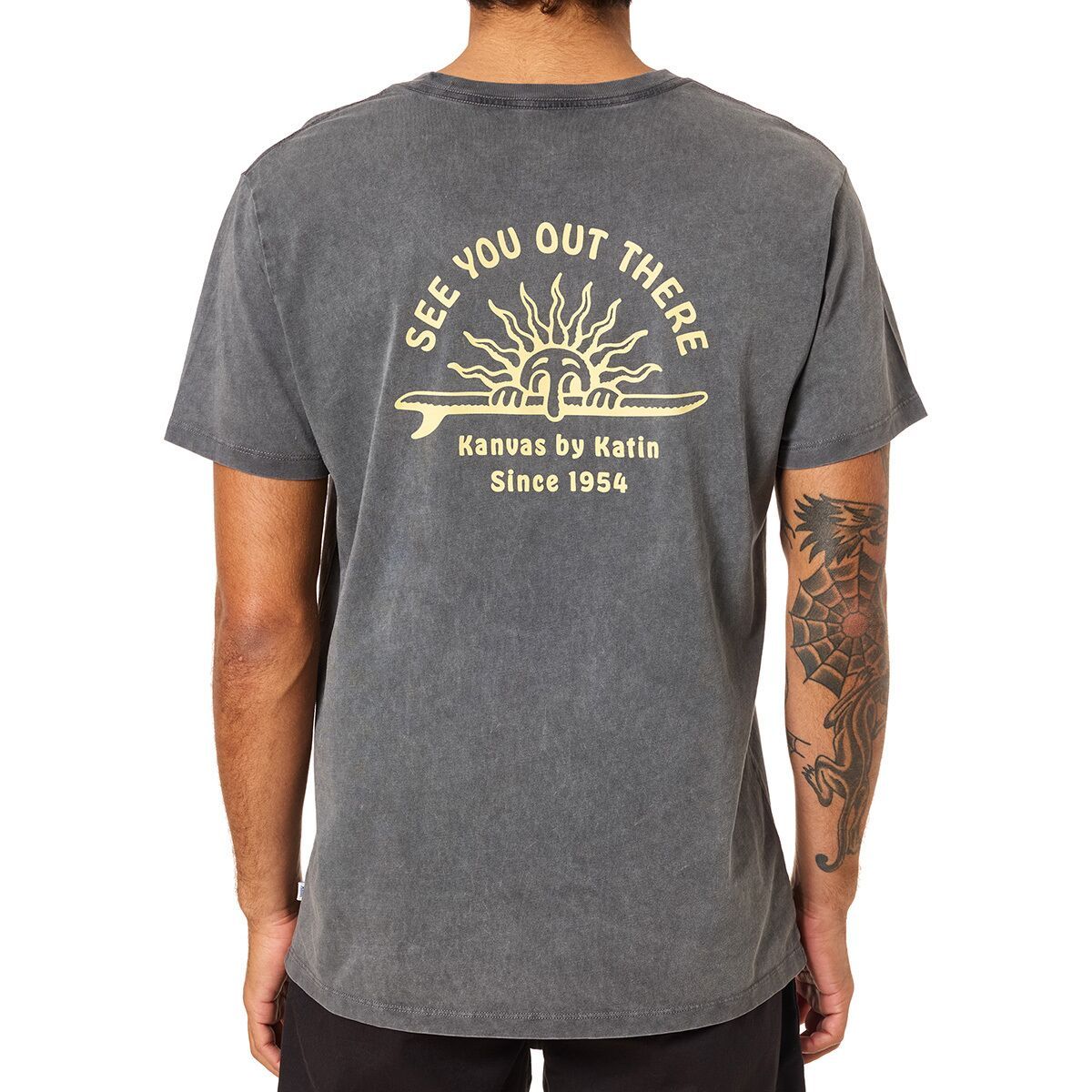 Katin Men's Sunny T-Shirt in Black Sand Wash - Size: XL