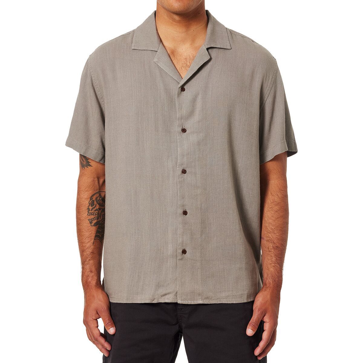 Katin Men's Teller Shirt in Gravel - Size: Medium