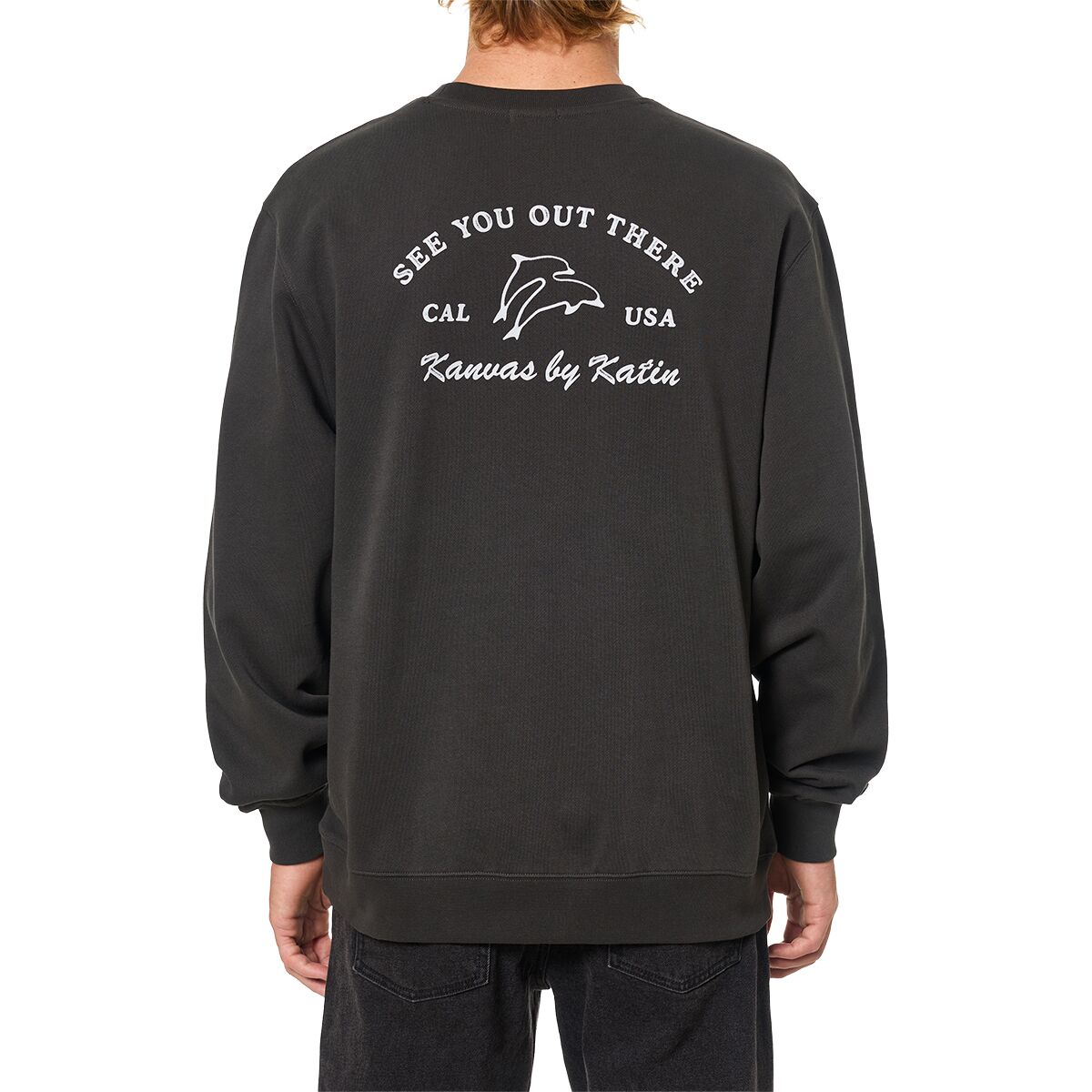 Katin Katin Men's Breach Crew Sweatshirt in Black Wash - Size: Medium - $38.97 at Steep and Cheap