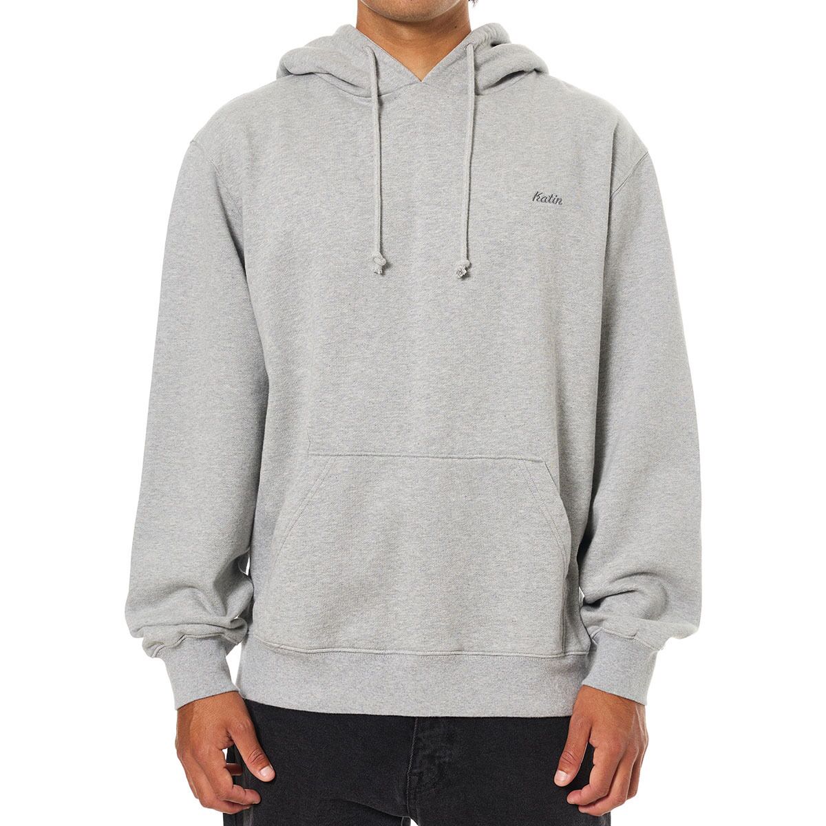 Katin Katin Men's EMB Hooded Fleece in Heather Gray - Size: Medium - $41.37 at Steep and Cheap