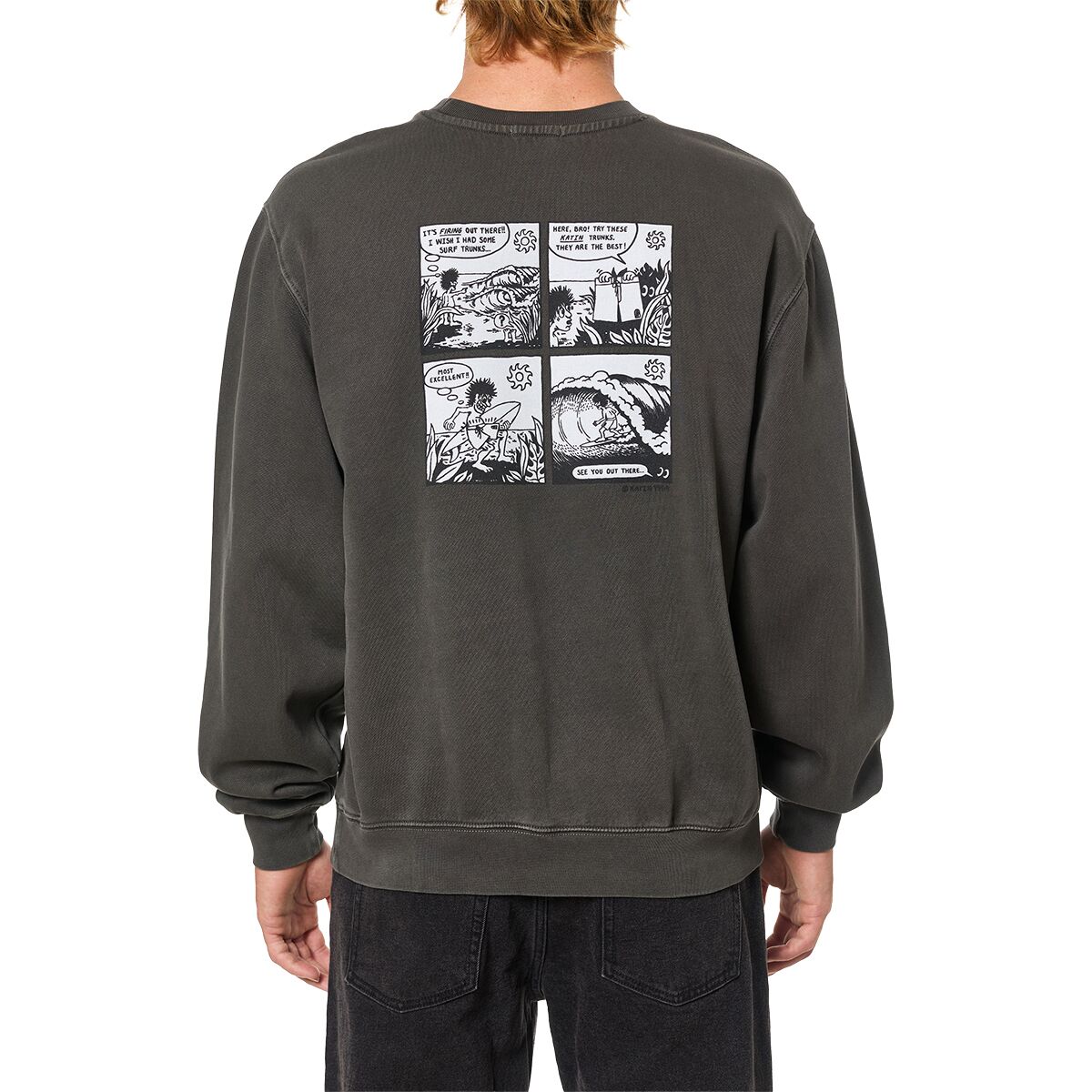 Katin Katin Men's Excellent Crew Sweatshirt in Lead - Size: XXL - $38.97 at Steep and Cheap