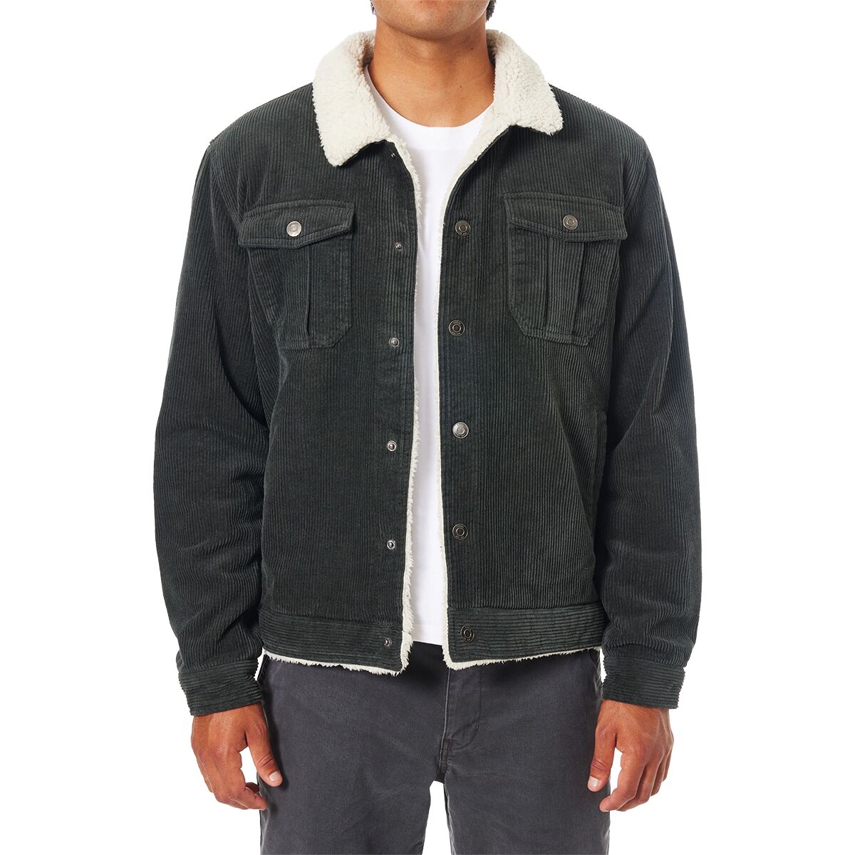 Katin Katin Men's Harris Corduroy Jacket in Black Wash - Size: Large - $95.37 at Steep and Cheap