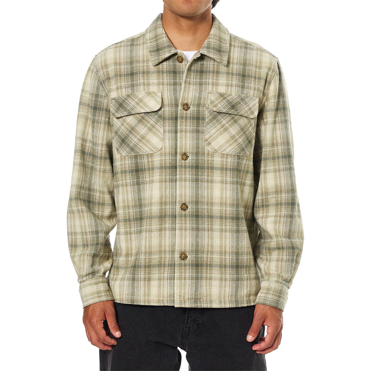 Katin Men's Shiloh Flannel in Moss - Size: Medium