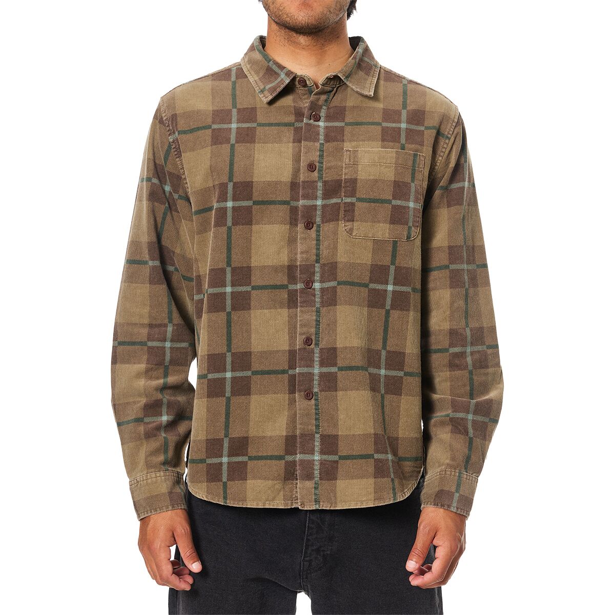 Katin Katin Men's Stevie Shirt in Light Brown - Size: Medium - $53.37 at Steep and Cheap