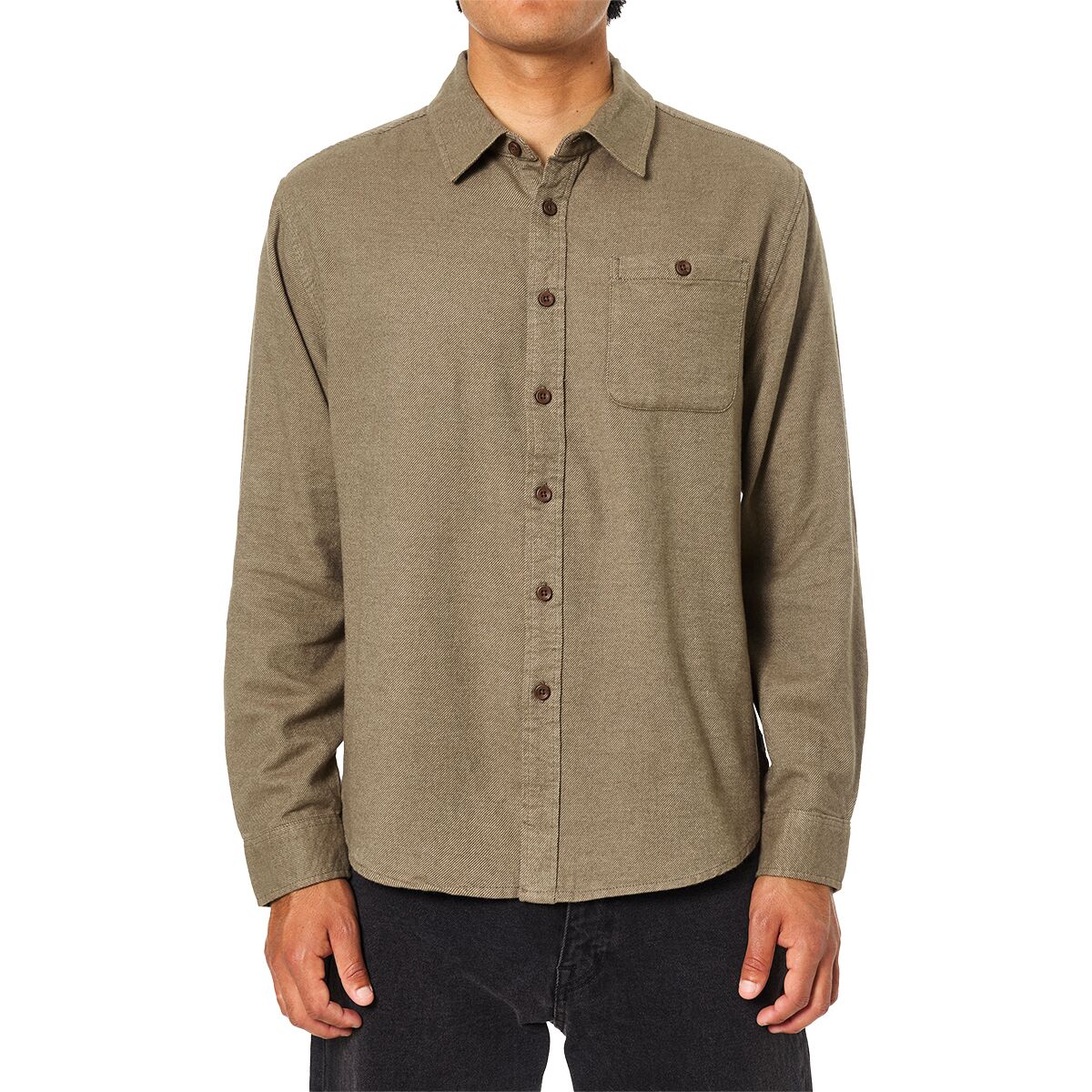 Katin Men's Twiller Flannel in Mineral Gray - Size: XXL