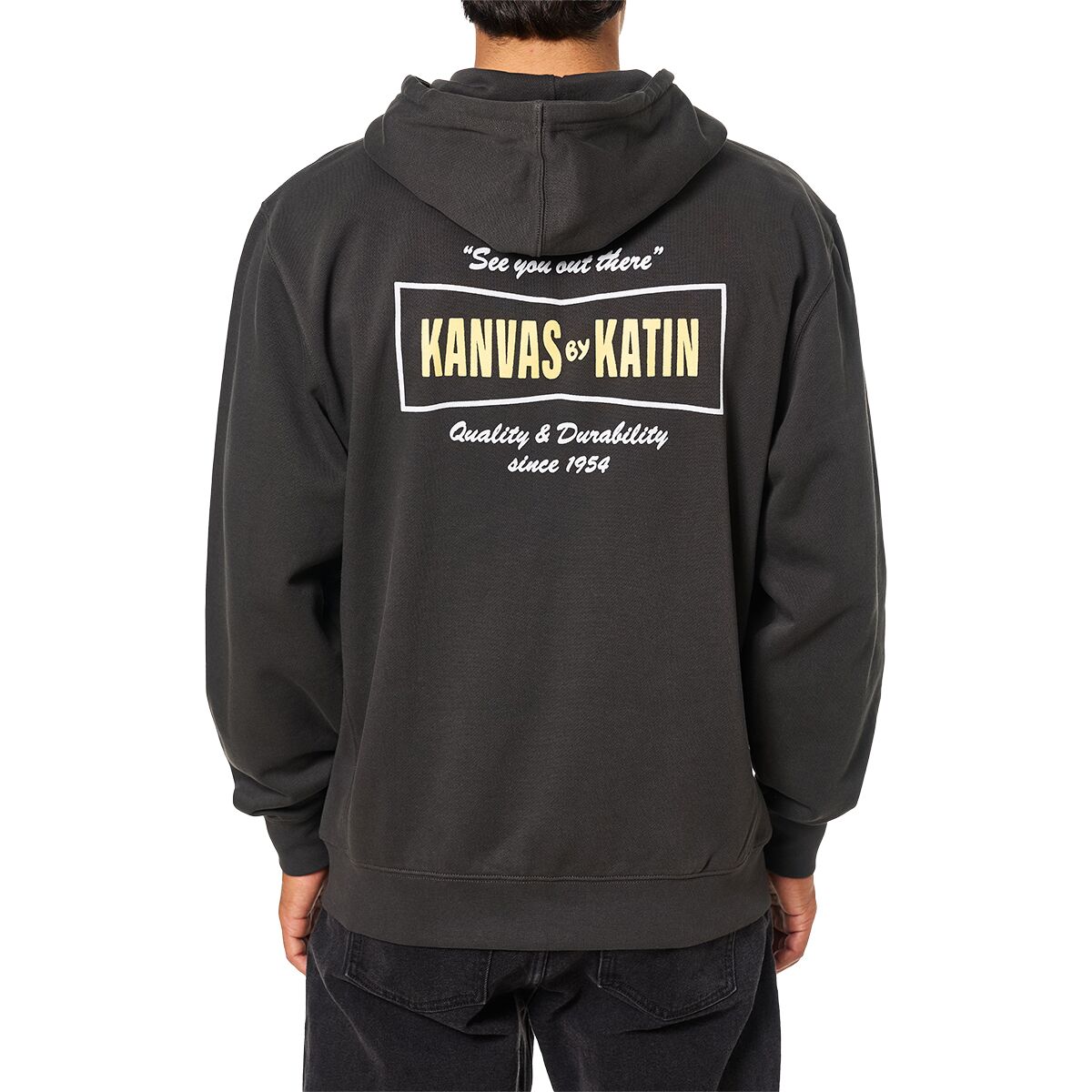 Katin Katin Men's Axle Zip Hoodie in Black Wash - Size: XL - $44.97 at Steep and Cheap