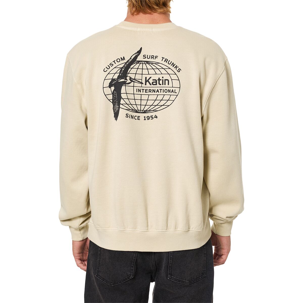 Katin Katin Men's Williams Crew Sweatshirt in Pelican - Size: Small - $42.22 at Steep and Cheap
