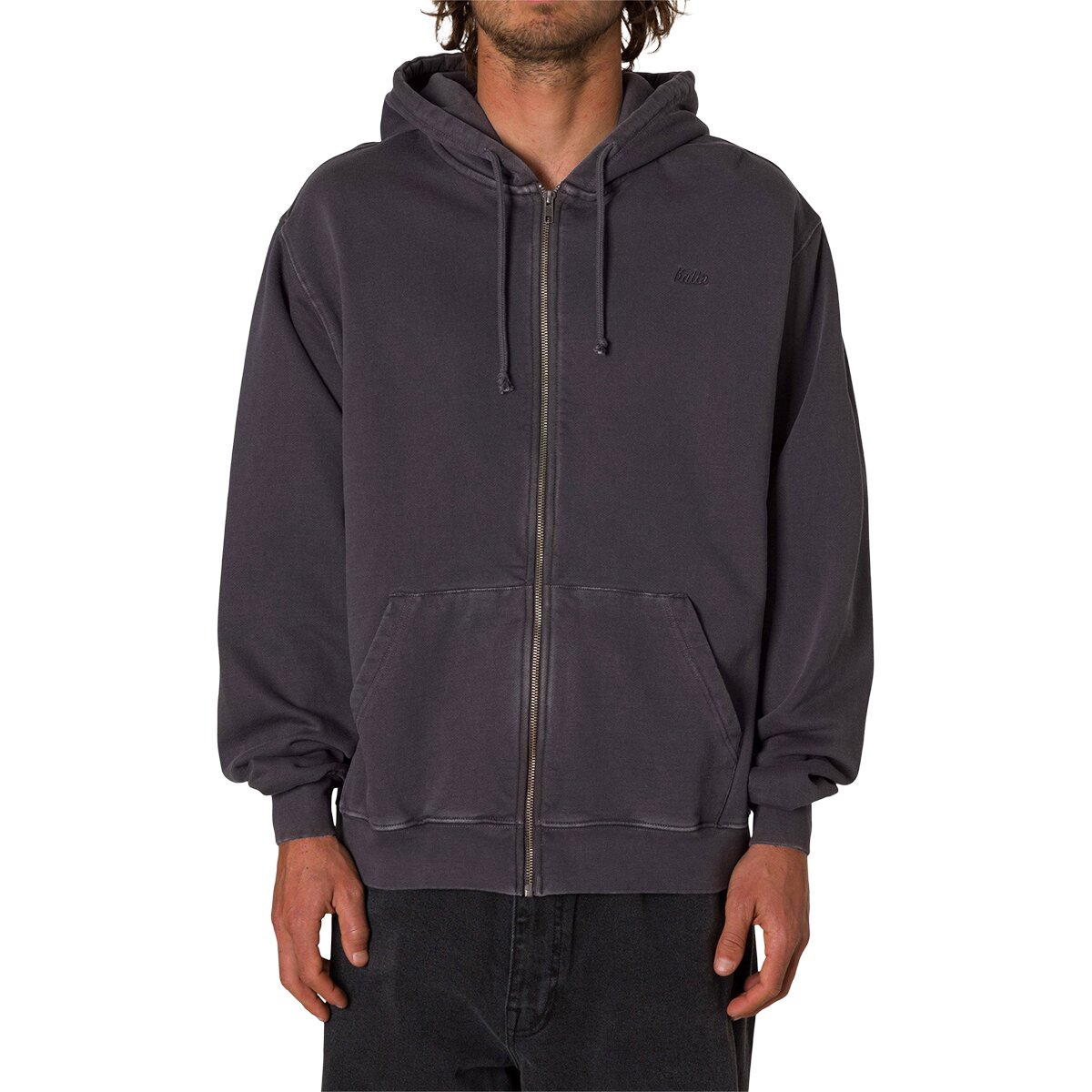 Katin Katin Men's Emb Full Zip Hooded Fleece in Sea Storm - Size: Small - $48.72 at Steep and Cheap