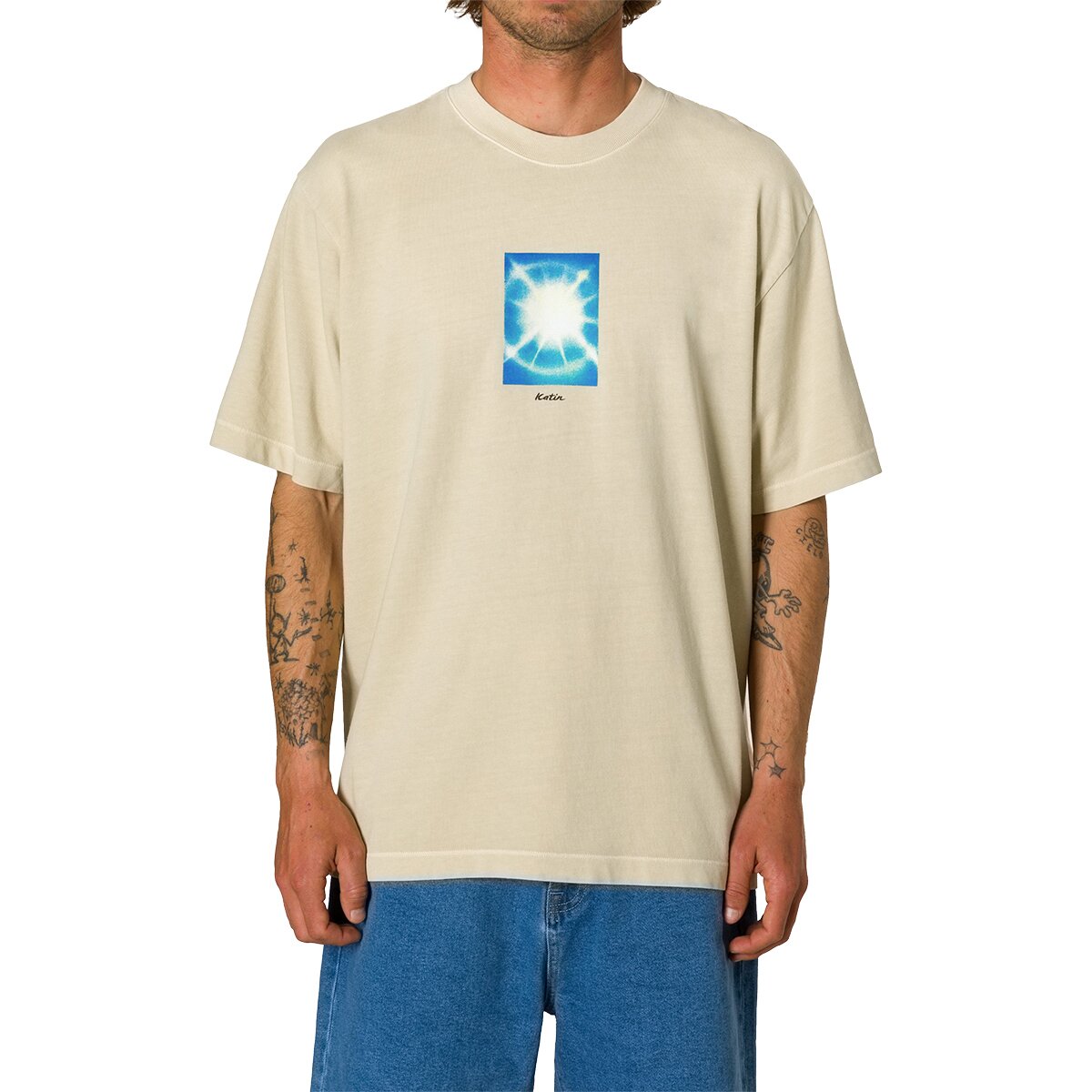 Katin Katin Men's Glare Box Fit T-Shirt in Pelican - Size: Large - $18.48 at Steep and Cheap