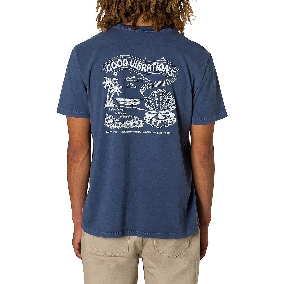 Katin Katin Men's Vibrations T-Shirt in Midnight Tide - Size: Medium - $26.21 at Steep and Cheap