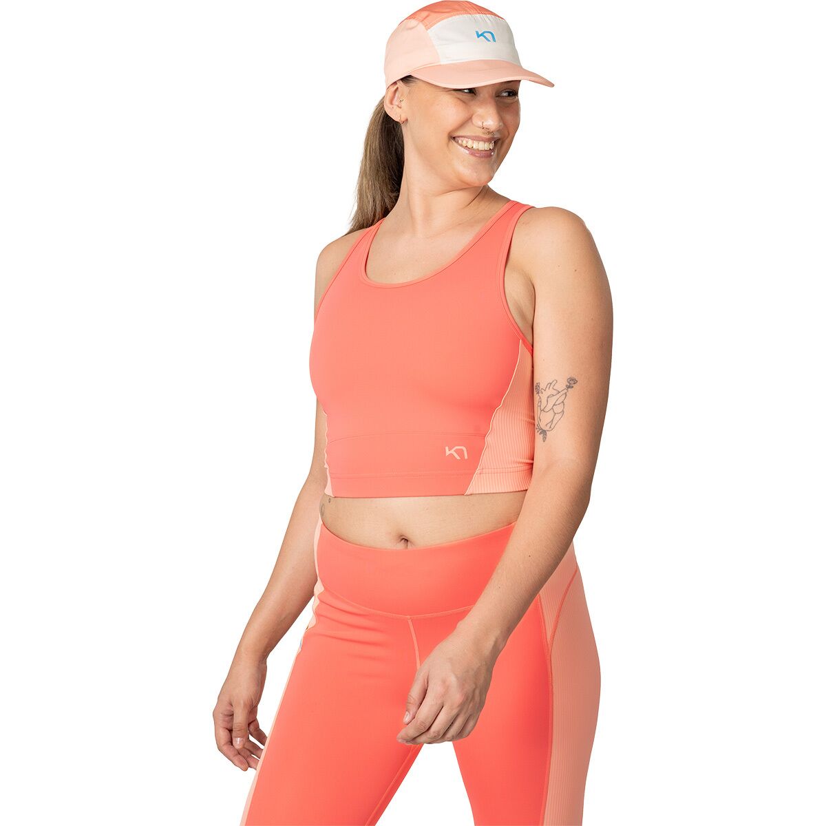 Kari Traa Kari Traa Women's Linnea Sports Top in Peach Bloom - Size: Medium - $26.97 at Steep and Cheap