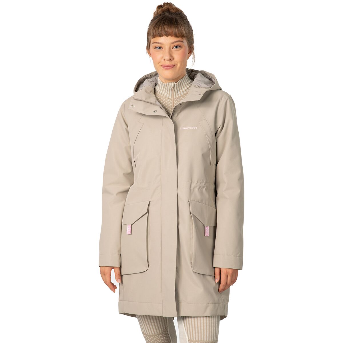 Kari Traa Women's Mona Parka in Mocha - Size: Small