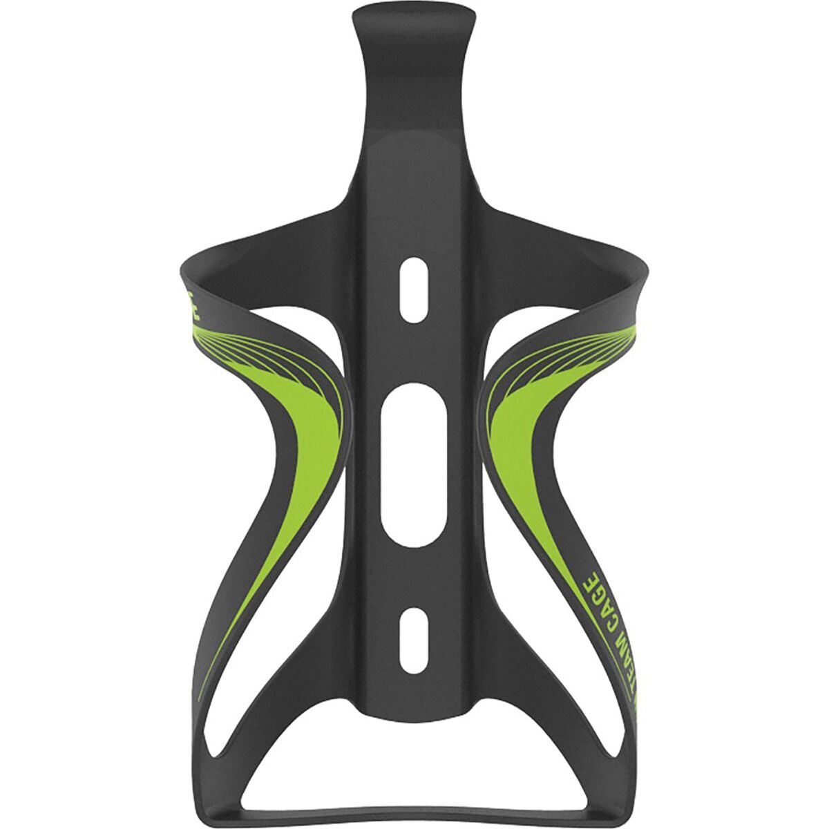 Lezyne Carbon Team Water Bottle Cage in UD Matte Black / Green