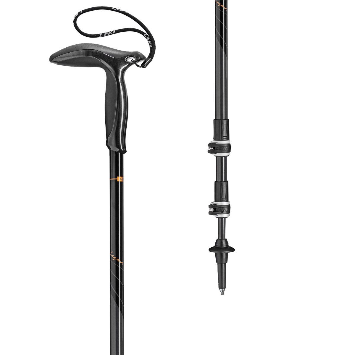 LEKI Legend Black Carbon Trekking Pole