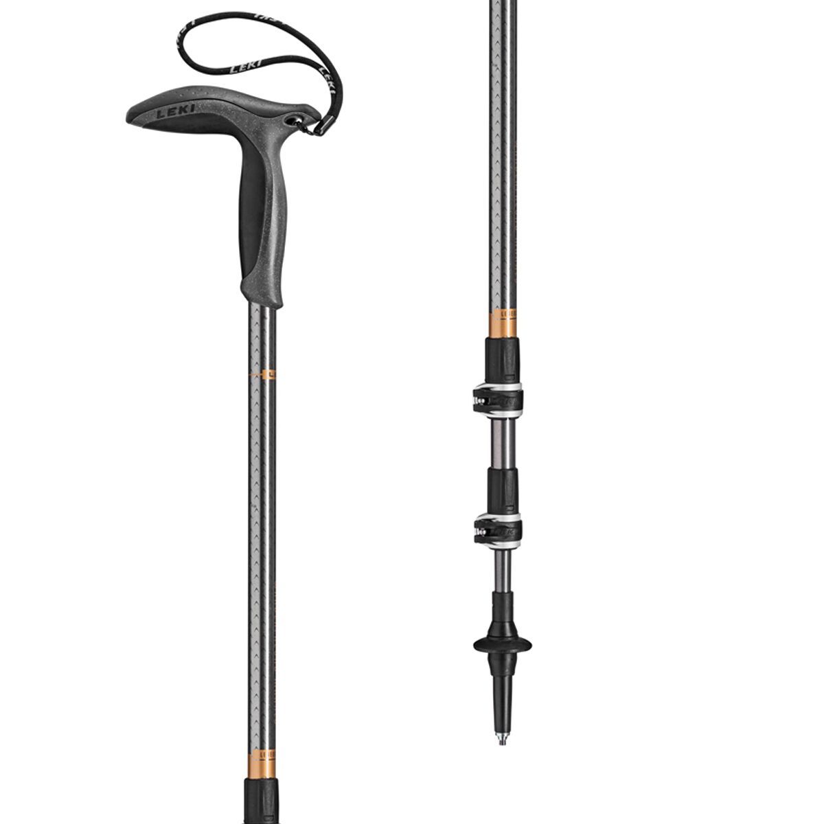 LEKI Wanderfreund Makalu Trekking Pole in Black
