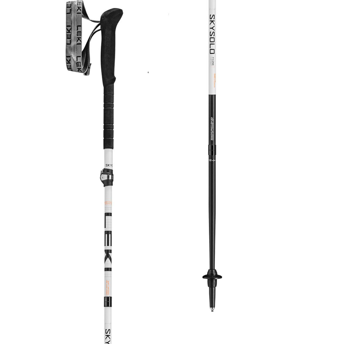 LEKI Skysolo FX One Carbon Trekking Poles - Size: 135cm