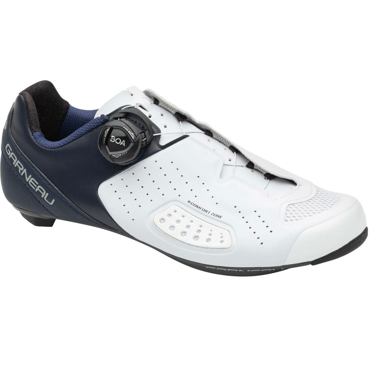 Louis Garneau Women's Carbon LS-100 III Cycling Shoe in White / Navy - Size: 39.5