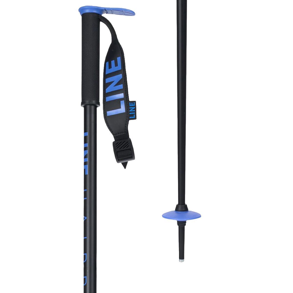 Line Hairpin Ski Poles in Black / Dark Blue - Size: 40cm
