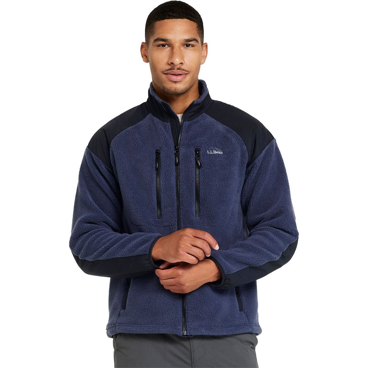 L.L.Bean L.L.Bean Men's All Conditions Fleece Jacket in Carbon Navy - Size: Small - $119.00 at Steep and Cheap