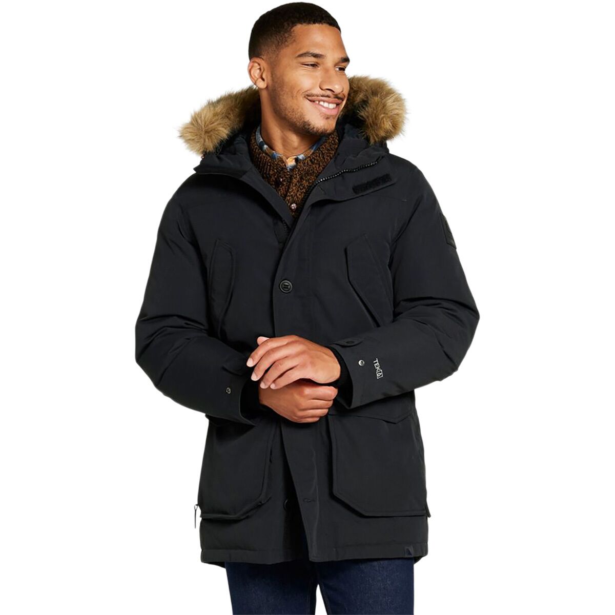 L.L.Bean Men's Maine Mountain Parka in Black - Size: Large